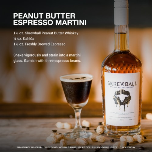 Skrewball Peanut Butter California Whiskey Perspective: right