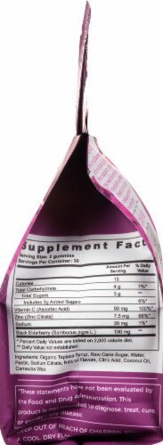 vitafive Elderberry for Immunity Gummies 60 Count Perspective: right