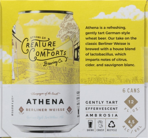 Creature Comforts Athena Berliner Weisse Beer Perspective: right