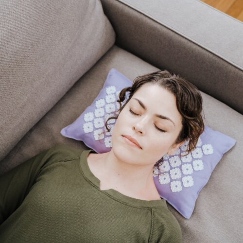 Kanjo Acupressure Pillow 4 X 9 X 14 Inch Lavender KANALAVP 1 Ct Lavender 1ct Smith s Food and Drug