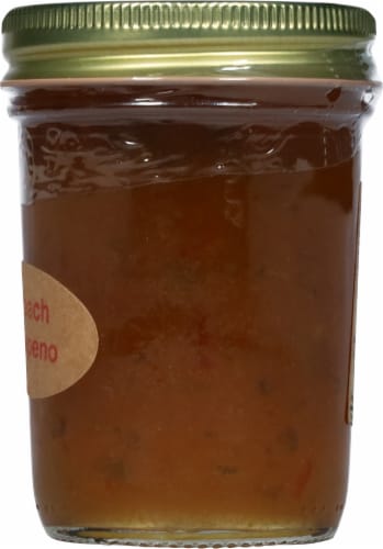 Lucky Clover Farm Peach Jalapeno Jelly Perspective: right