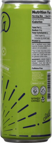 Sarilla Sparkling Unsweetened Tulsi Lime Infusion Perspective: right