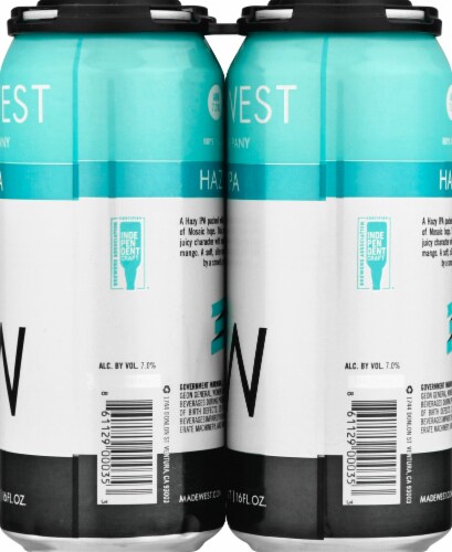 MadeWest Brewing Company Hazy IPA Perspective: right