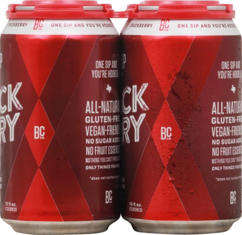 Bishop Cider Co. Crack Berry Texas Craft Cider Perspective: right