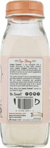 Leaner Creamer Hazelnut Coconut Oil Creamer Perspective: right
