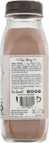 Leaner Creamer Mocha Coconut Oil Coffee Creamer Perspective: right