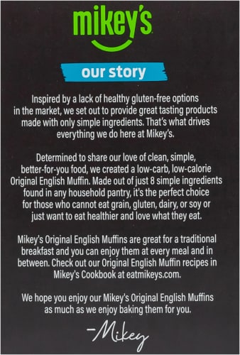 Mikey's Muffins Original English Muffins Perspective: right