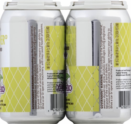 Wild Ohio Brewing Lemonade Flavored Tea Beer Perspective: right