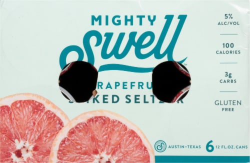 Mighty Swell Goin for it Grapefruit Spiked Spritzer Perspective: right