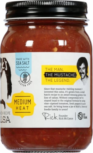 Rick's Medium Heat Salsa Perspective: right