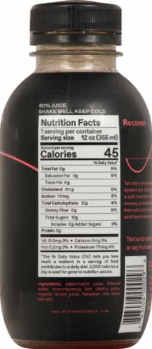 WellWell Recover Watermelon + Tart Cherry Hydration Drink Perspective: right