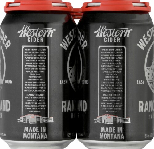 Western Cider Ranch Hand Hard Cider Perspective: right