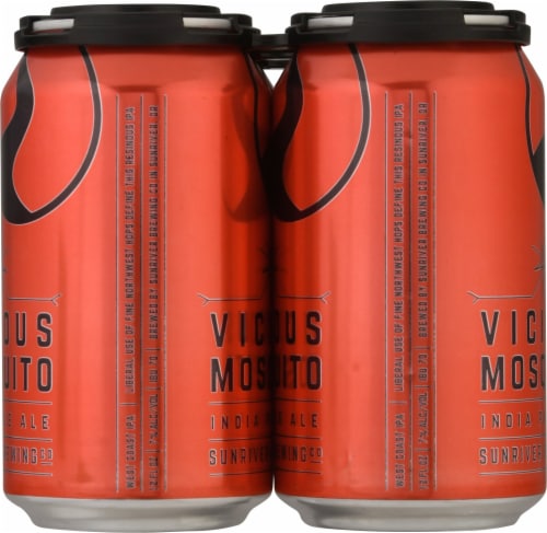 Sunriver Brewing Co Vicious Mosquito IPA Beer Perspective: right