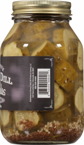 Stamey's No Pepper Salty Dill Pickles Perspective: right