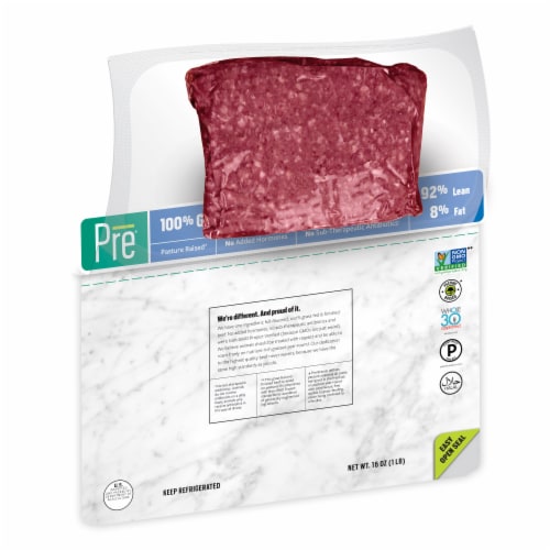 Pre® 92% Lean Ground Beef Perspective: right