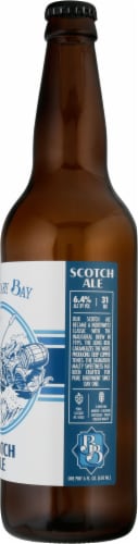 Boundary Bay Brewing Co. Scotch Ale Beer Single Bottle Perspective: right