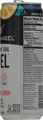 Angry Angel Blackberry Lemon Energy Drink Perspective: right