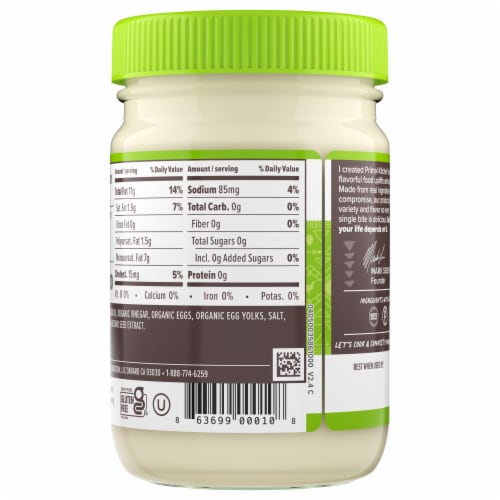 Primal Kitchen Real Mayonnaise Made with Avocado Oil, 17 fl oz