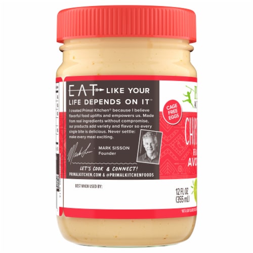 Primal Kitchen Chipotle Lime Mayo Made with Avocado Oil Perspective: right