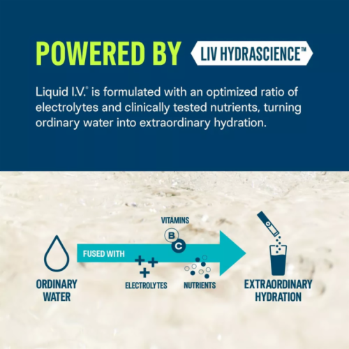 Liquid I.V.® Hydration Multiplier® Lemon Lime Electrolyte Drink Mix Packets Perspective: right