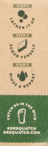 Dr. Squatch® Pine Tar Natural Bar Soap Perspective: right