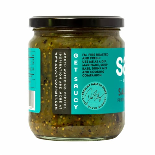 Saucy® Gourmet Salsa Verde Perspective: right