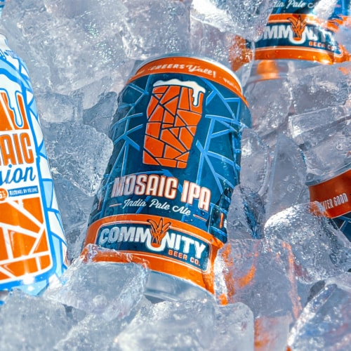 Community Beer Co. Mosaic IPA Craft Beer Perspective: right