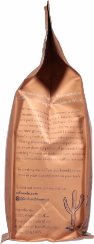 Cafe Mule Frosted Muzzle Medium Roast Whole Bean Coffee Perspective: right