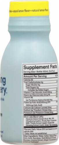 More Labs® Natural Lemon Sugar Free Morning Recovery® Beverage Perspective: right
