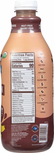Mooala Organic Chocolate Banana Milk Perspective: right