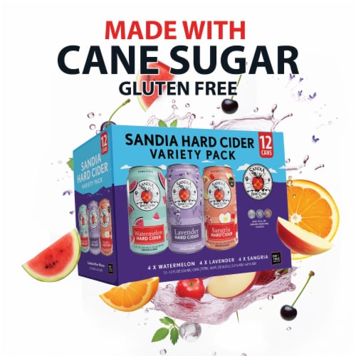 Sandia Hard Cider Sampler Pack Perspective: right
