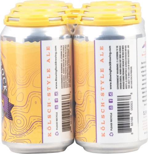 Blowing Rock Brewing Kolsch Style Ale Perspective: right