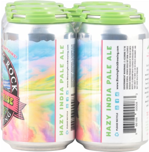 Blowing Rock Brewing Cloud Rise Hazy IPA Perspective: right