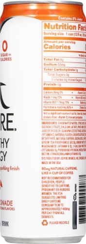 Aspire Mango Lemonade Calorie Burning Energy Drink Can Perspective: right