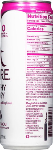 Aspire® Raspberry & Acai Healthy Energy Calorie Burning Energy Drink Can Perspective: right