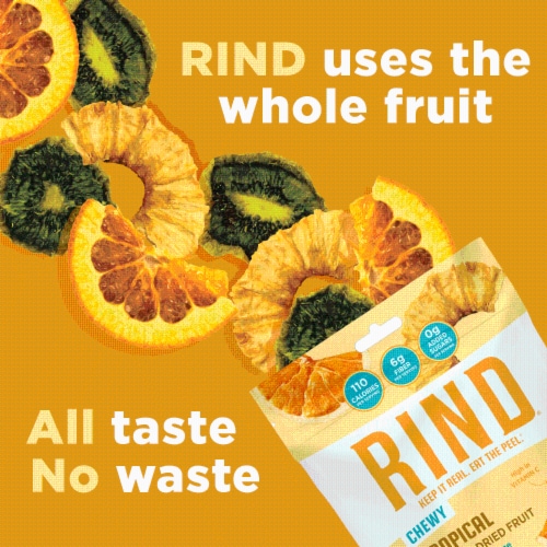 RIND® Snacks Tropical Blend Dried Fruit Superfood Perspective: right