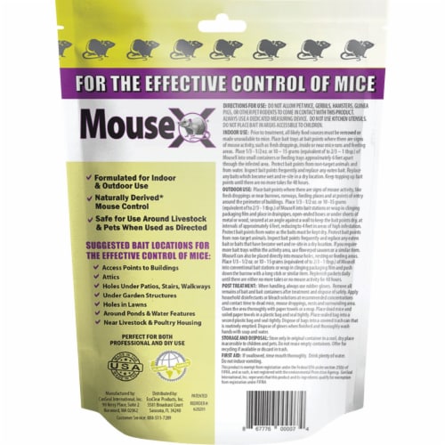 MouseX™ Rodent Control Pellets Perspective: right