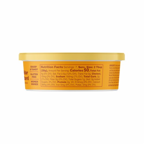 Plucky™ Pickle Dip Cheddar & Mustard Perspective: right