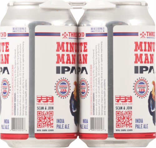 Three Notch’d Minute Man IPA Perspective: right