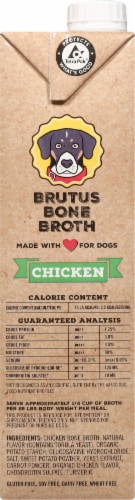 Brutus Bone Broth Chicken - Bone Broth for Dogs Perspective: right