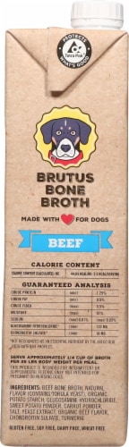 Brutus Bone Broth Beef Bone Broth for Dogs Perspective: right