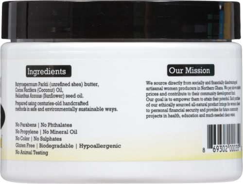 True Shea® Unscented Ultra Whipped Shea Butter Perspective: right