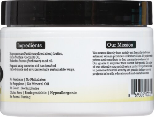 True Shea® Unscented Ultra Whipped Shea Butter Perspective: right