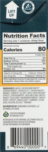 Bare Bones® Organic Paleo Chicken Bone Broth Perspective: right