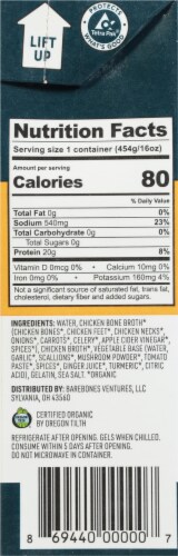 Bare Bones® Organic Paleo Chicken Bone Broth Perspective: right
