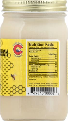 Lazy Bee Ranch Colorado Whipped Honey Perspective: right