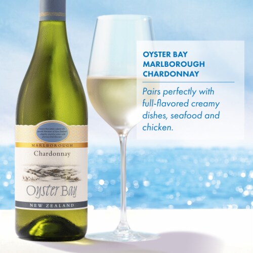 Oyster Bay Chardonnay New Zealand White Wine Perspective: right