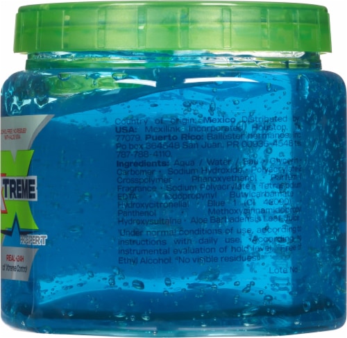Wet Line Xtreme Blue Extra Firm Hold 24 Hour Styling Gel Perspective: right
