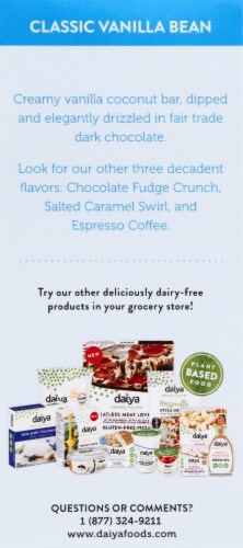 Daiya Classic Vanilla Bean Coconut Non-Dairy Frozen Dessert Bars Perspective: right