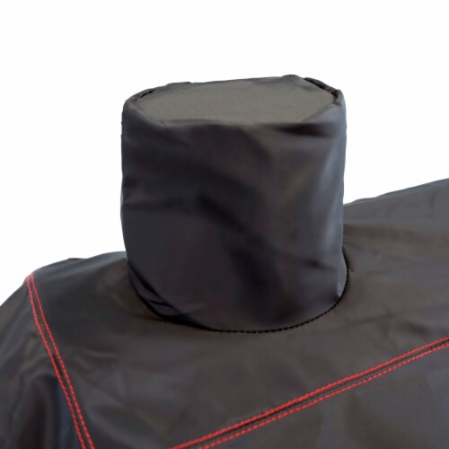 Dyna-Glo Premium Vertical Offset Charcoal Smoker Cover Perspective: right